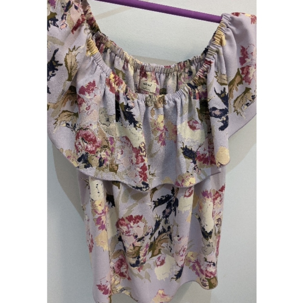Aritzia Wilfred Floral Blouse